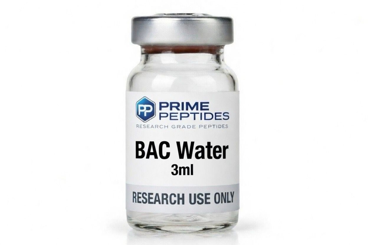 Bacteriostatic Water 3ml (Research Grade) – For Laboratory Research Use Only