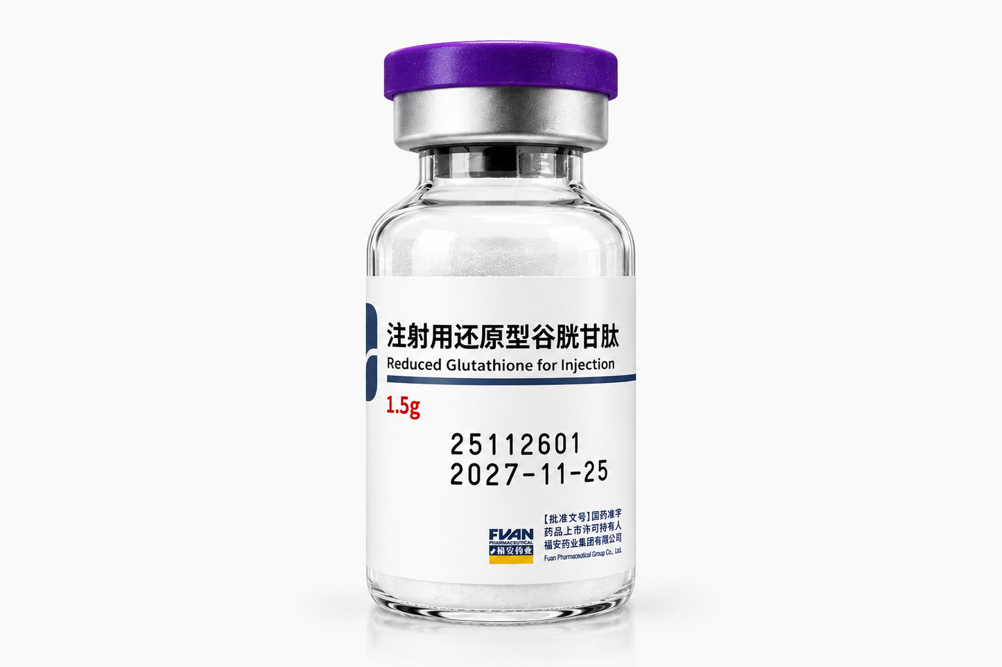 Glutathione FUAN Pharma Grade Pre-mix 1500ml – For Laboratory Research Use Only